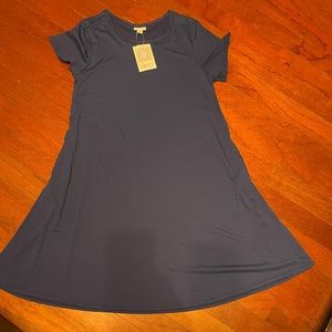 LuLaRoe Jessie Dress - Medium- Royal Blue-New